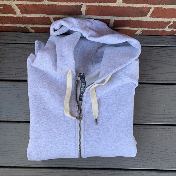 Vuori Tops - Vuori Restore Oversize Organic Cotton Blend Zip Hoodie